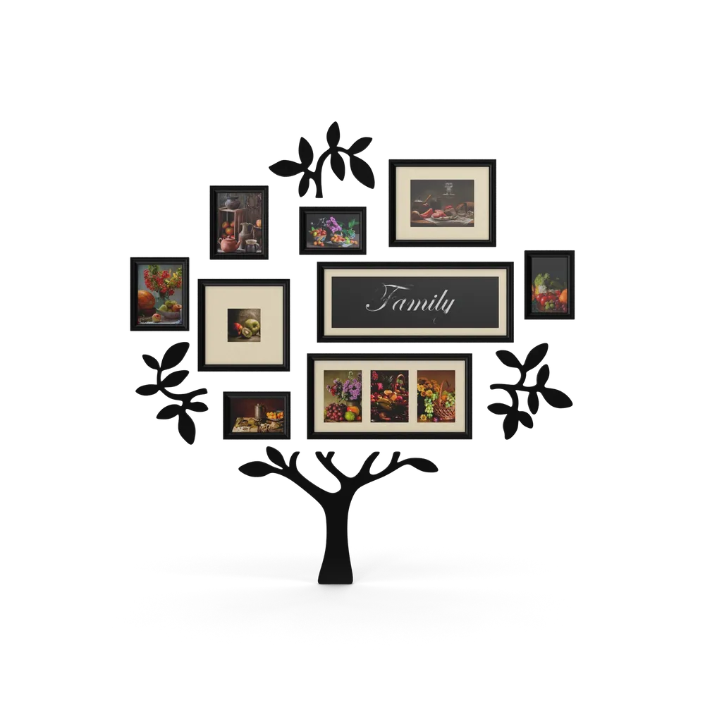 Family Tree Wall Photo Frame β 10 Frames
