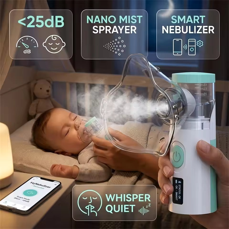 Portable Face Mist Medical Nebulizer - (IMPORTED)