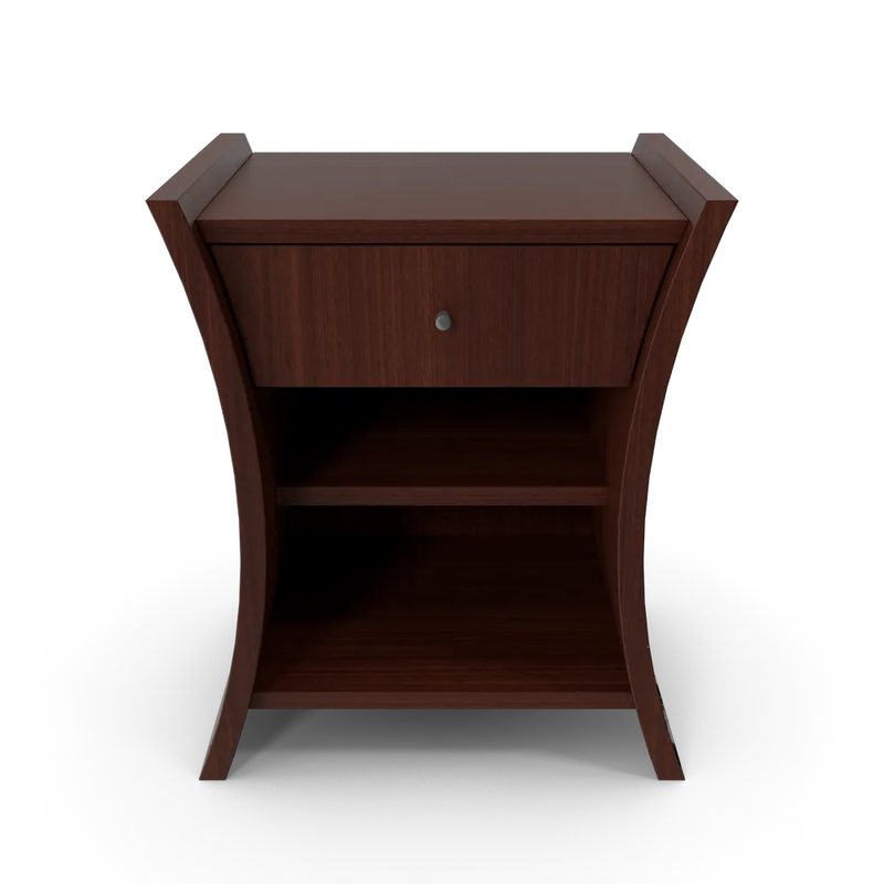 Wooden Bedside Table with Drawer