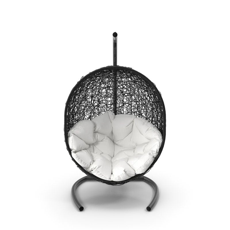 Hanging Egg Swing Chair with Stand & Cushion