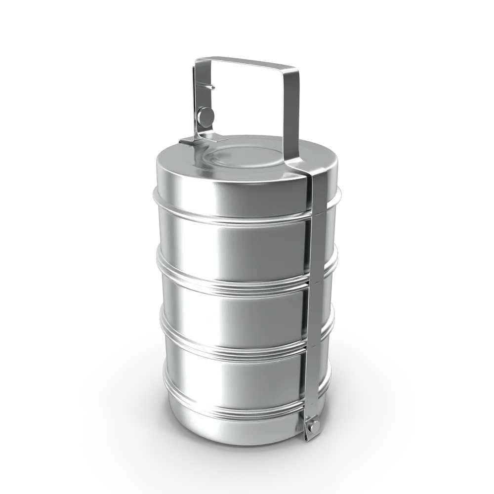 Stainless Steel 4-Layer Tiffin Lunch Box