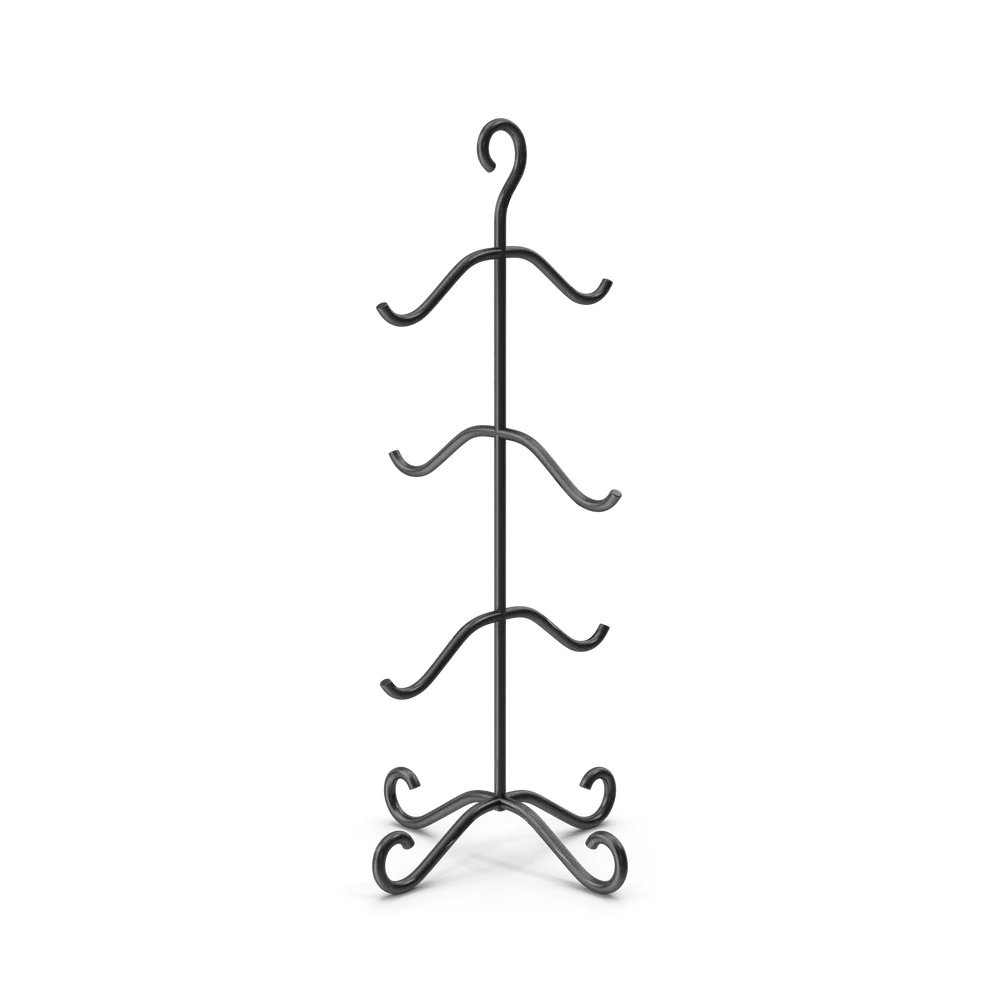 Metal Mug Tree Stand – 6 Hooks