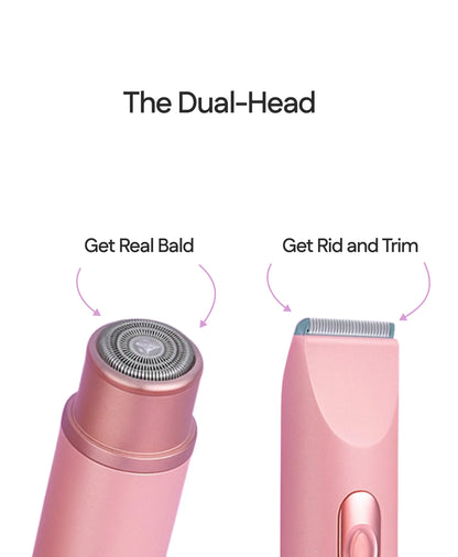 2-in-1 Dual Head Electric Shaver & Trimmer